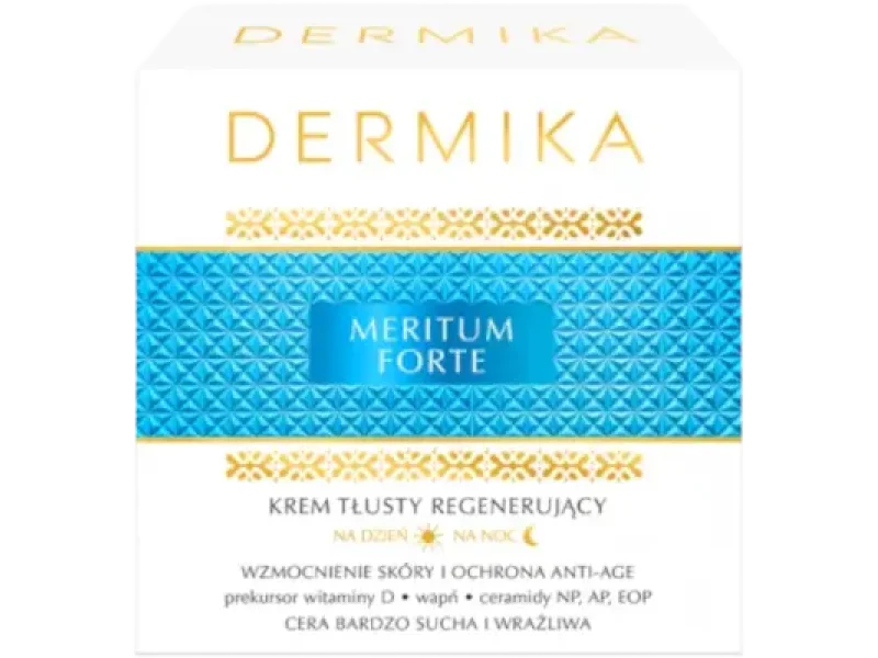 Dermika Meritum Forte tłusty regenerujący na dzień i na noc, krem, 50 ml