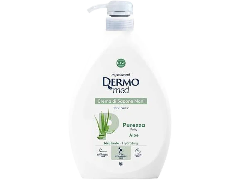 DERMOMED Mydło w płynie z pompką Aloes, 1000 ml