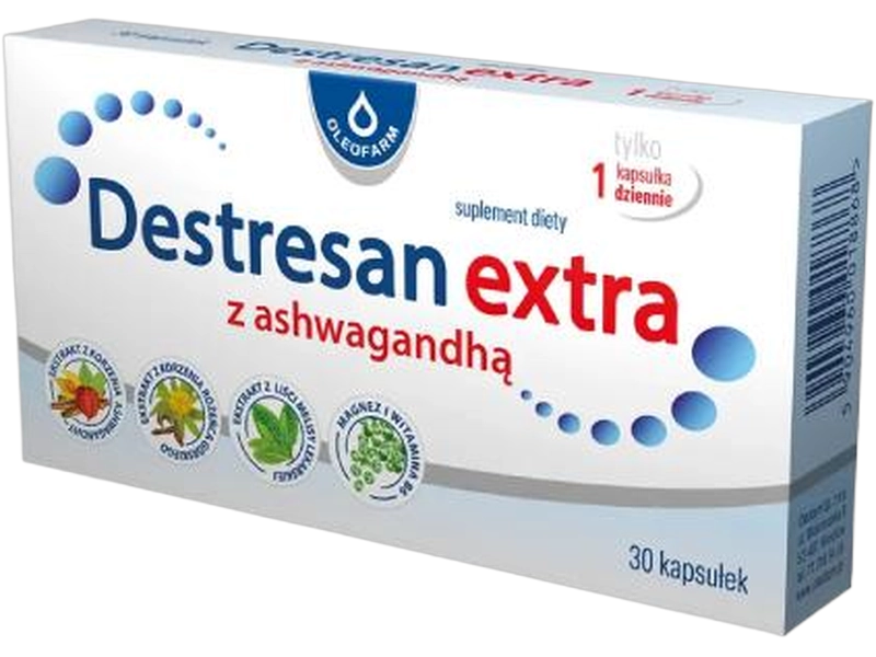 Destresan Extra z ashwagandhą, kapsułki, 30 kaps.