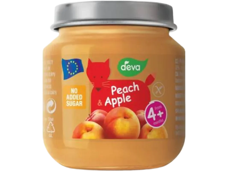 Deva deserek brzoskwinia z jabłkiem, 125 g