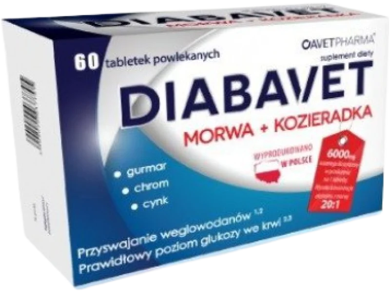 Diabavet, tabletki, 60 tabl.
