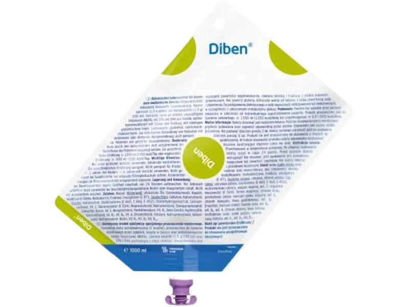 Diben do żywienia dojelitowego przez zgłębnik, płyn, 1000 ml