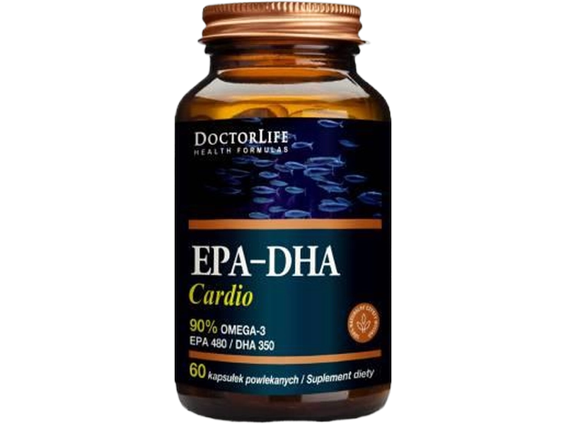 Doctor Life EPA-DHA Cardio omega-3, kapsułki, 60 kaps.