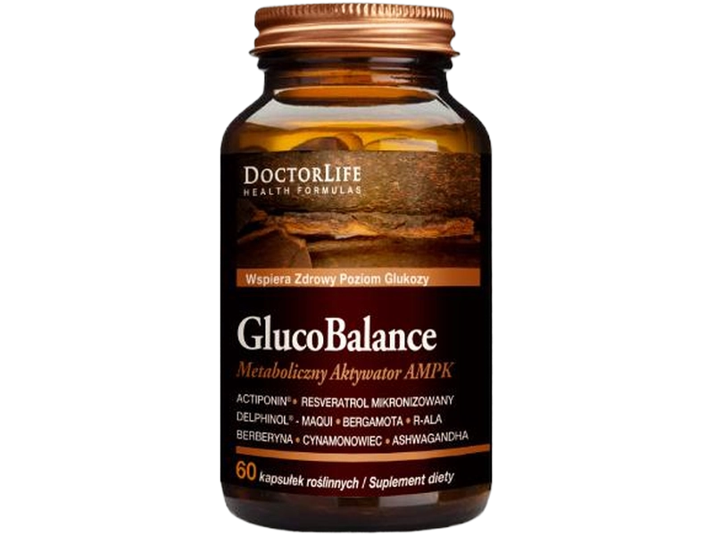 Doctor Life GlucoBalance, kapsułki, 90 kaps.