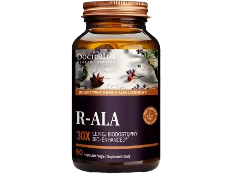 Doctor Life Kwas R-ALA, kapsułki, 60 kaps.