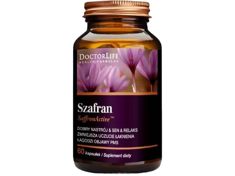 Doctor Life Szafran, kapsułki, 60 kaps.