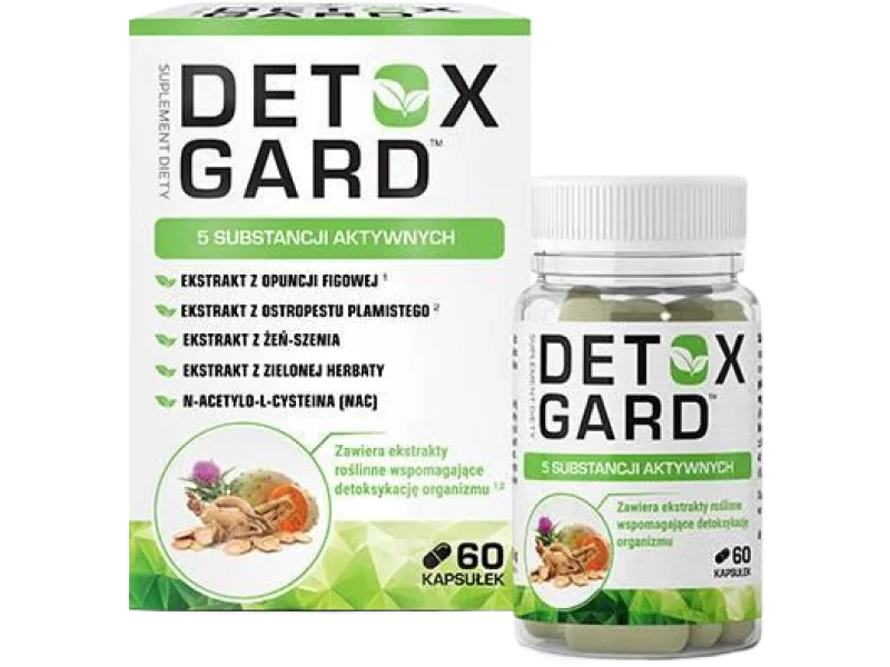 DOMOWA APTECZKA Detox Gard, kapsułki, 60 kaps.