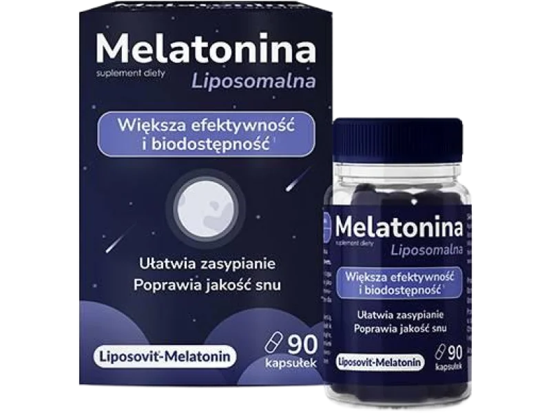 DOMOWA APTECZKA Melatonina Liposomalna, kapsułki, 1 mg, 90 kaps.