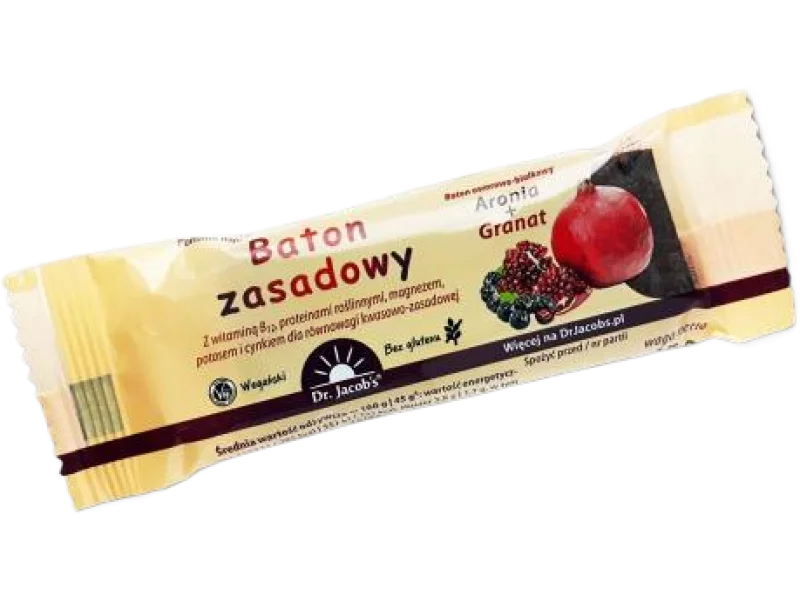 Dr Jacobs baton zasadowy aronia + granat, 45 g