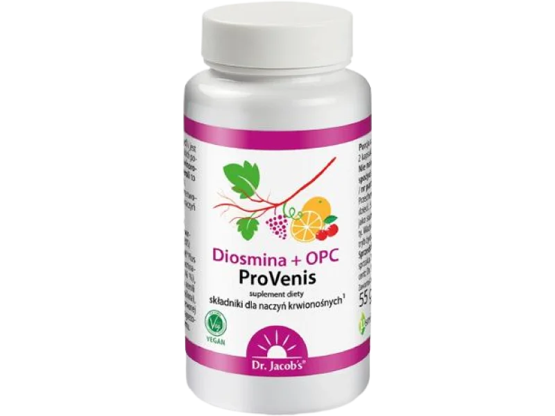 Dr. Jacob’s Diosmina + OPC ProVenis, kapsułki, 90 kaps.