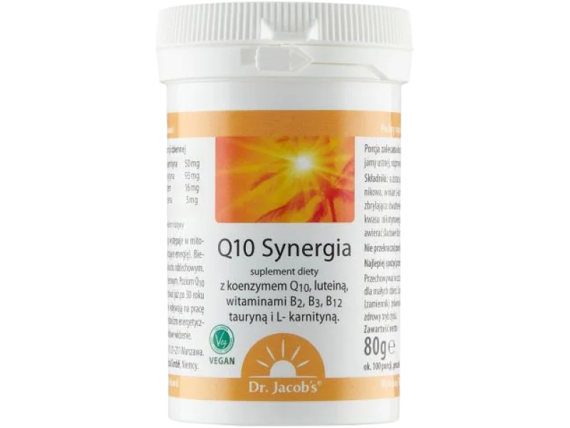 Dr. Jacob’s Q10 Synergia, proszek, 80 g