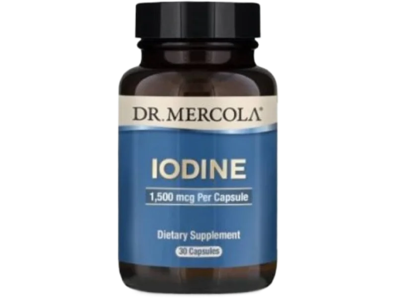 DR.MERCOLA Iodine – Jod, kapsułki, 1,5 mg, 30 kaps.