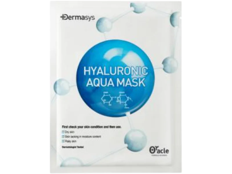 Dr.Oracle nawilżająca maska do twarzy z kwasem hialuronowym i aloesem, 25 g