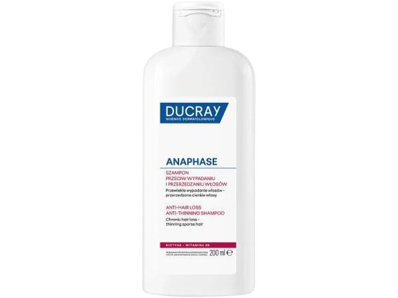 DUCRAY ANAPHASE+ Szampon uzupełnienie kuracji przeciw wypadaniu włosów, 200 ml