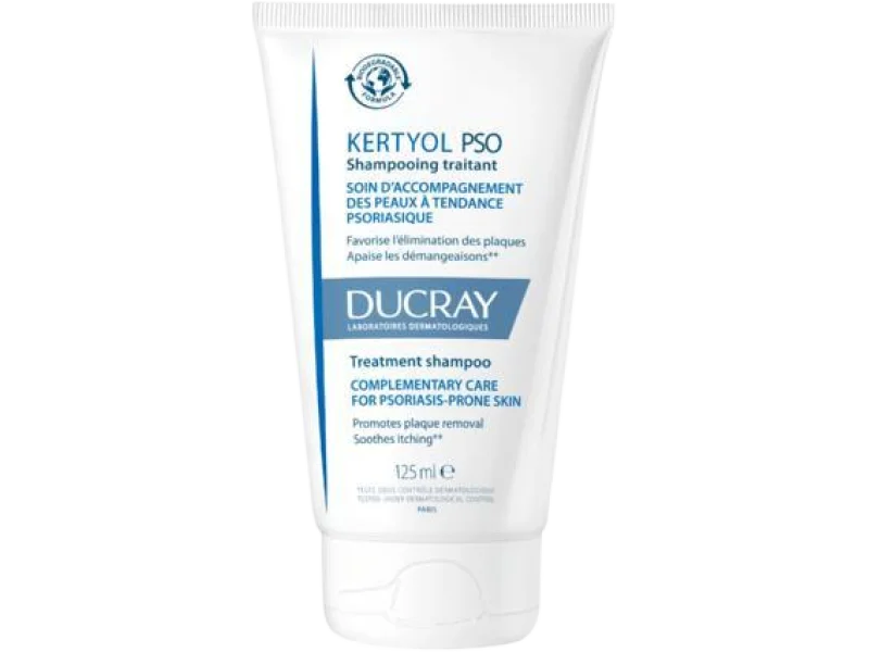DUCRAY KERTYOL PSO Szampon normalizujący do skóry skłonnej do łuszczycy, 125 ml