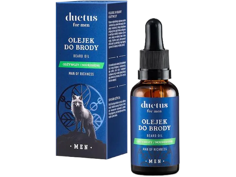 DUETUS for Men Olejek do brody odżywczy, 30 ml