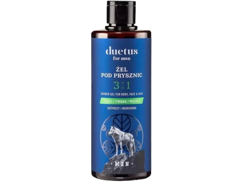 DUETUS for Men Żel pod prysznic 3w1 Odżywczy, żel, 300 ml