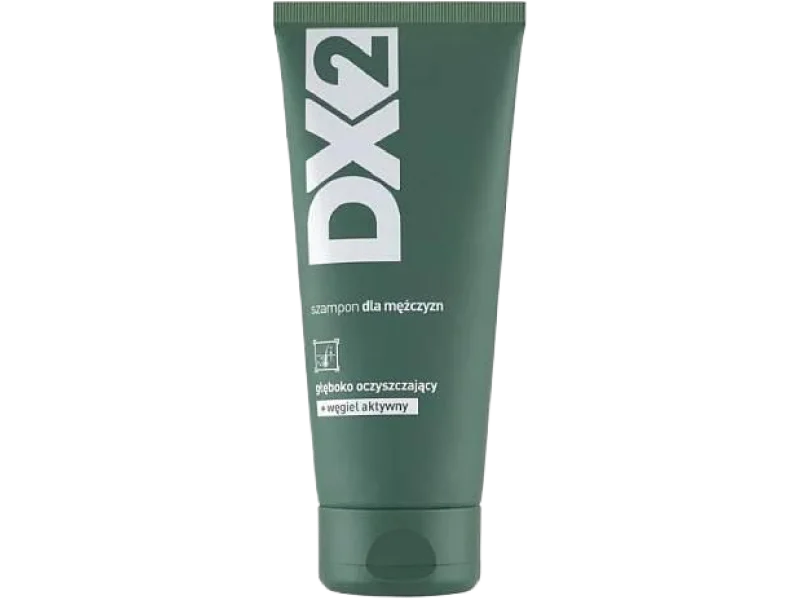 DX2 Szampon dla mężczyzn głęboko oczyszczający z węglem aktywnym, 150 ml