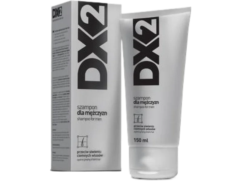 DX2 Szampon przeciw siwieniu ciemnych włosów, 150 ml