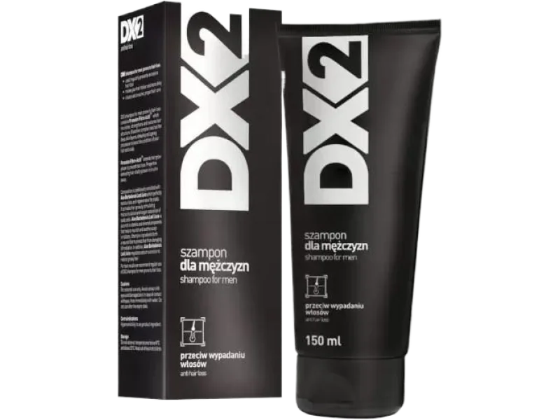 DX2 Szampon przeciw wypadaniu włosów (wzmacniający) dla mężczyzn, 150 ml