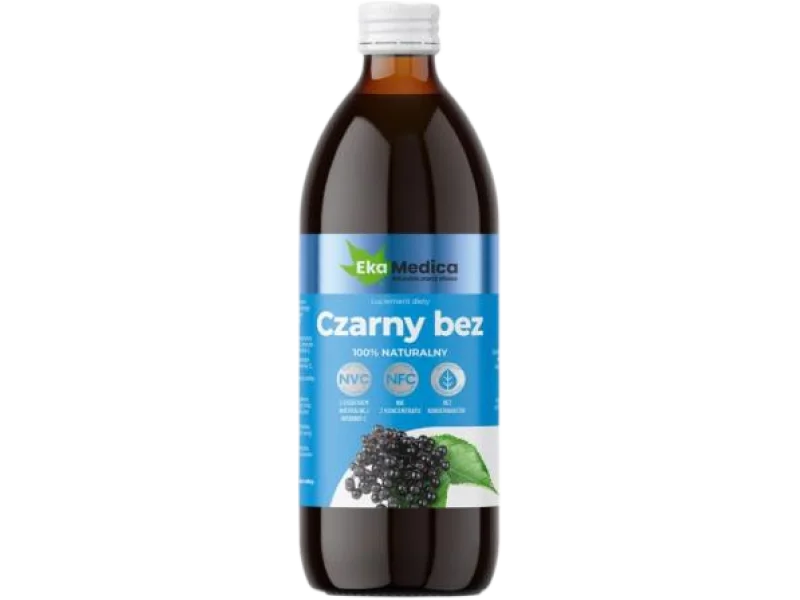 EkaMedica czarny bez NFC, płyn, 500 ml
