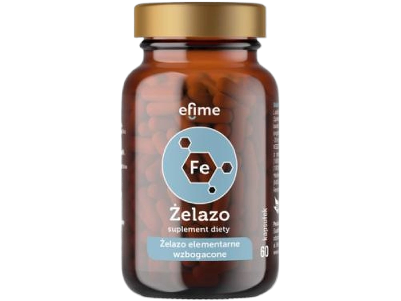 EkaMedica Efime żelazo, kapsułki, 20 mg, 60 kaps.