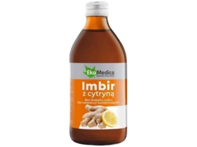 EkaMedica Imbir z cytryną, płyn, 2.5 mg/ml, 250 ml