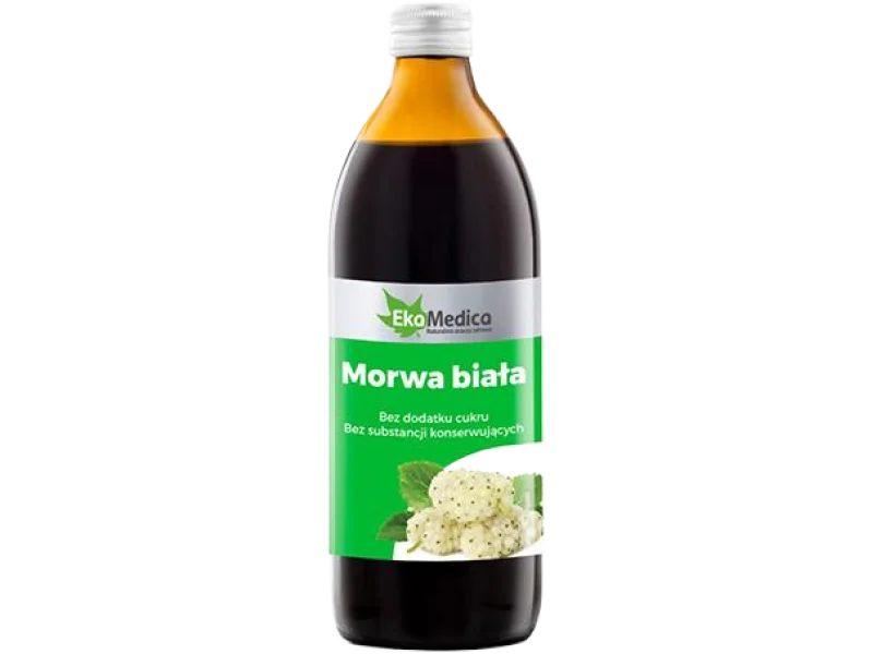 EKAMEDICA Morwa biała sok, płyn, 500 ml