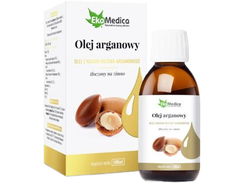 EKAMEDICA Olejek arganowy 100%, 100 ml