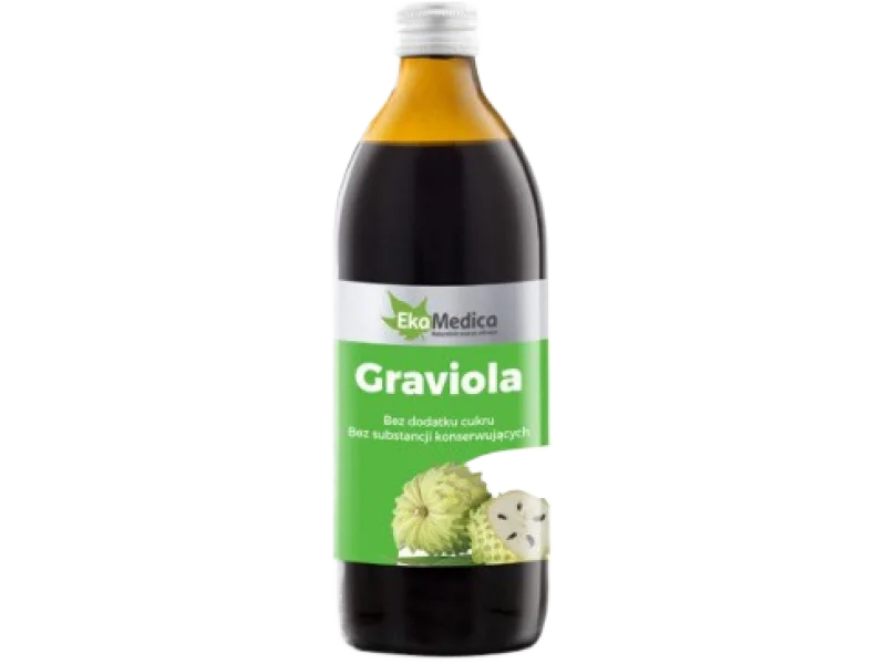 EkaMedica Sok z Gravioli, płyn, 3,8 g/50 ml, 1000 ml