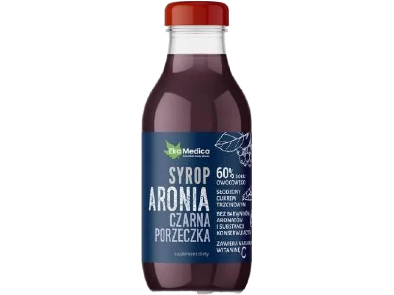 EKAMEDICA Syrop aronia czarna porzeczka, 300 ml