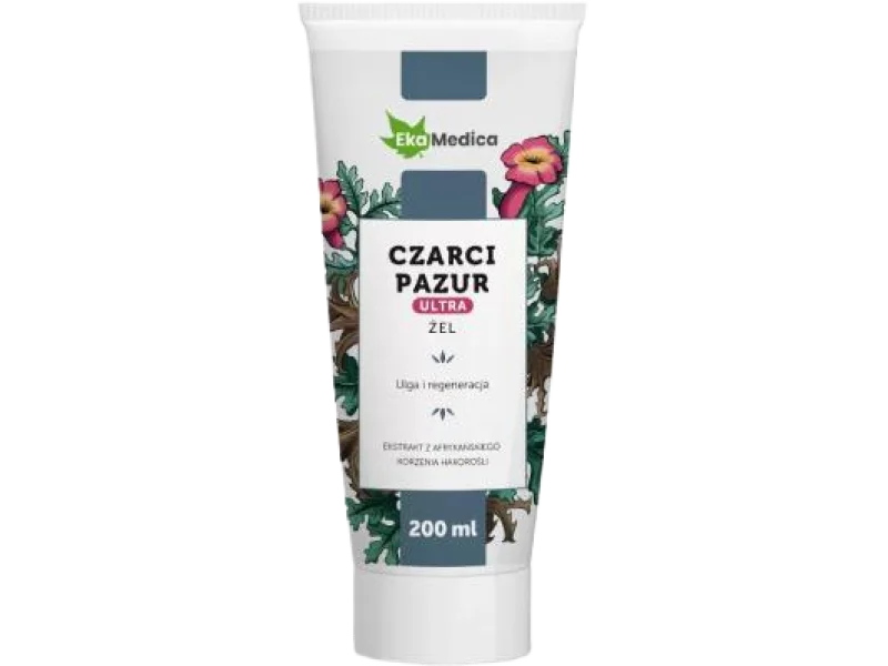 EkaMedica Ultra Żel czarci pazur, żel, 200 ml