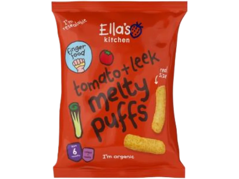 Ella’s Kitchen BIO chrupki pomidorowe i por, 20 g