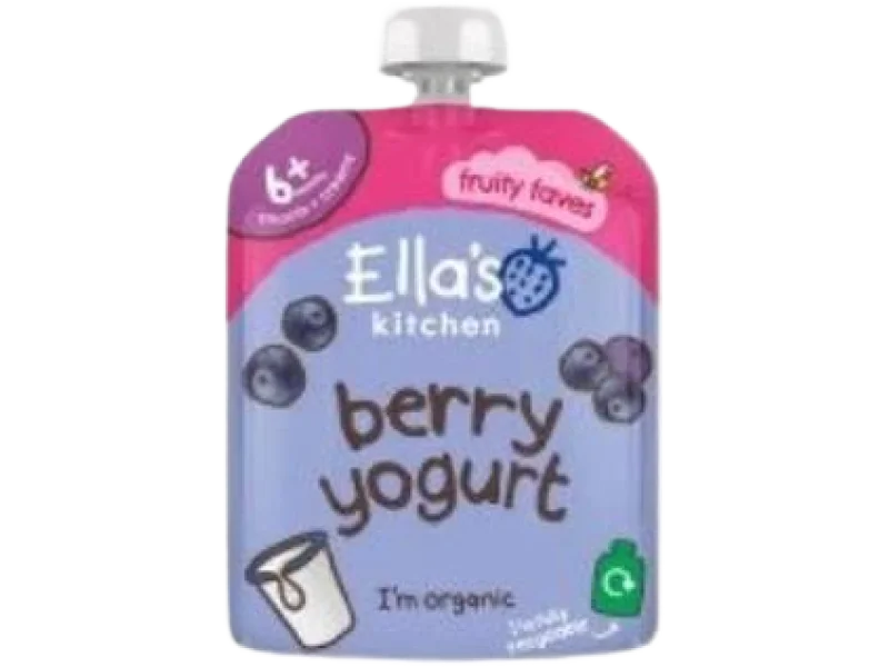 Ella’s Kitchen BIO Jagody z jogurtem, saszetki, 90 g