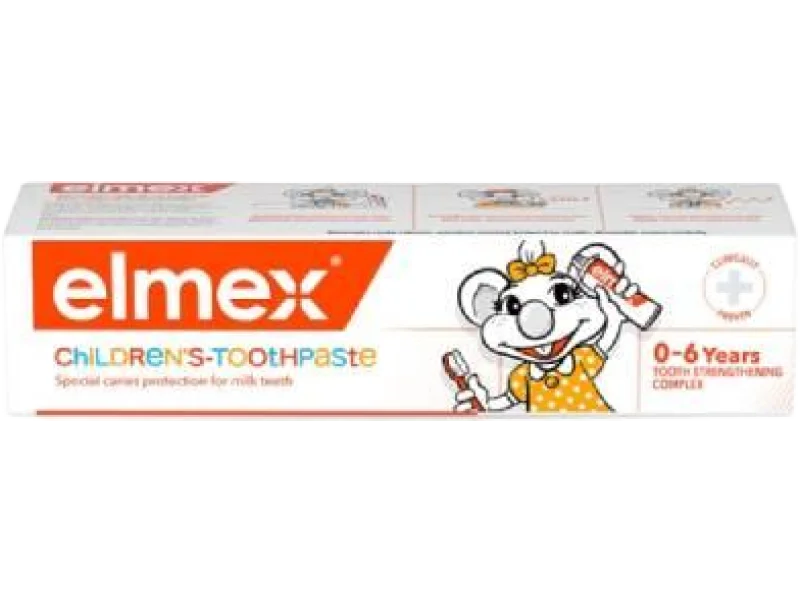 ELMEX Przeciw Próchnicy pasta do zębów dla dzieci 0-6 lat, 50 ml