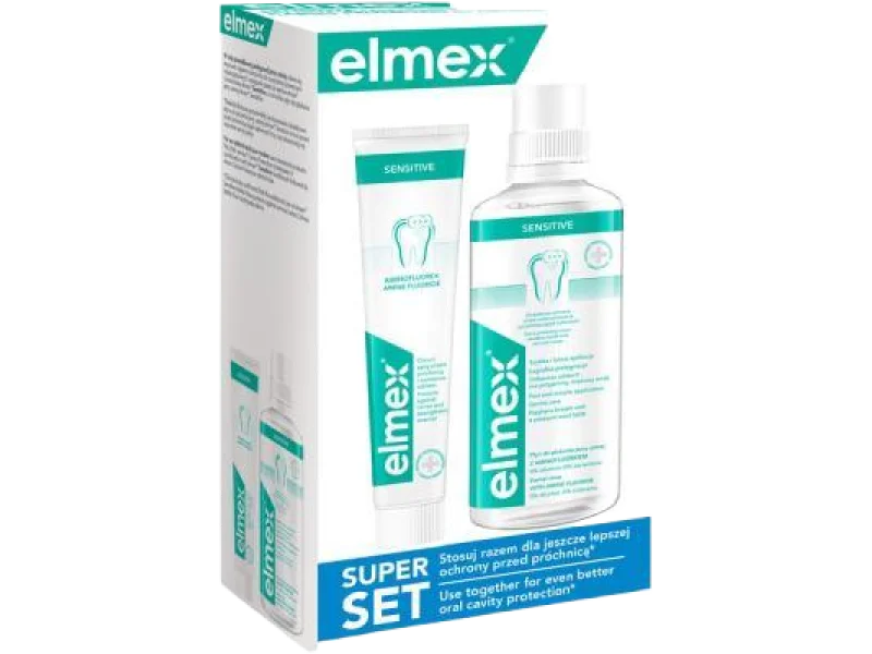 Elmex Sensitive, płyn do jamy ustnej, 400,75 ml