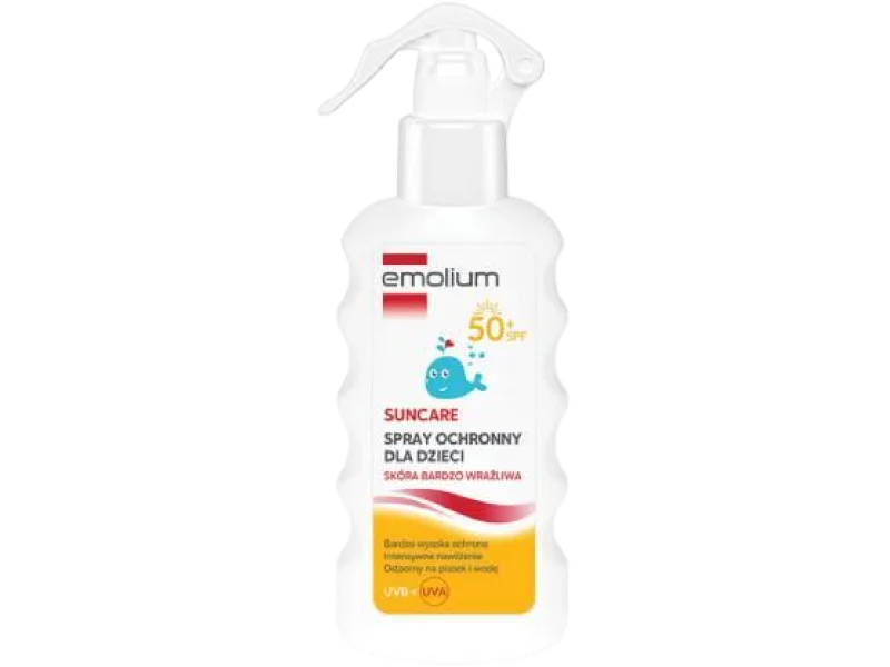 Emolium Suncare Spray dla dzieci ochronny SPF50+, SPF 50+, 175 ml