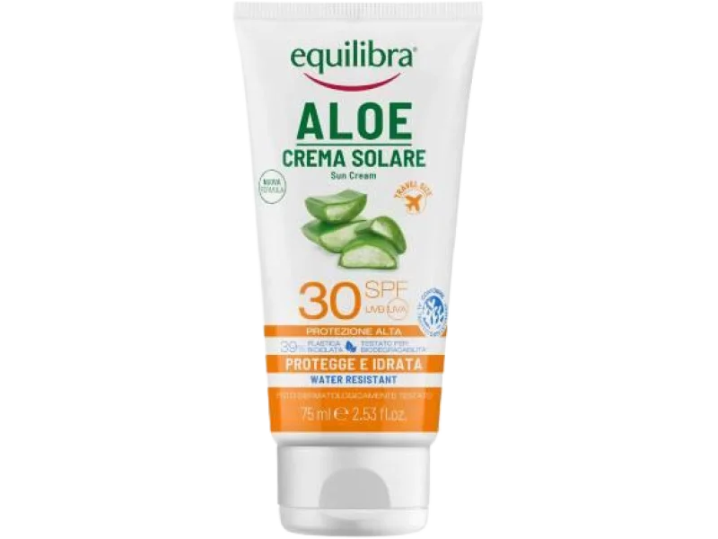 EQUILIBRA Aloesowy krem przeciwsłoneczny SPF30, 75 ml