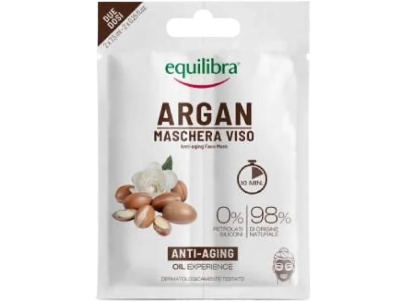 Equilibra Arganowa, przeciwstarzeniowa do twarzy, maska, 15 ml