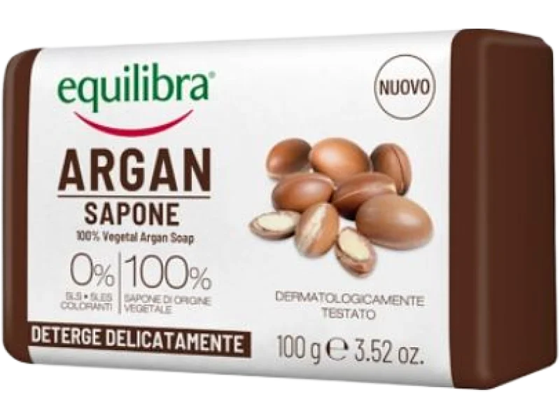 Equilibra arganowe mydło 100%, 100 g