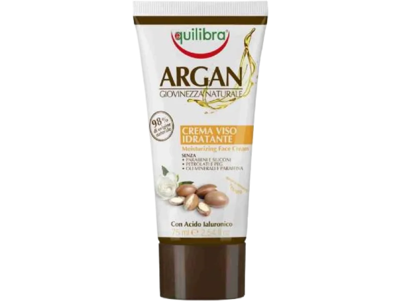 EQUILIBRA Arganowy nawilżający krem do twarzy, 75 ml