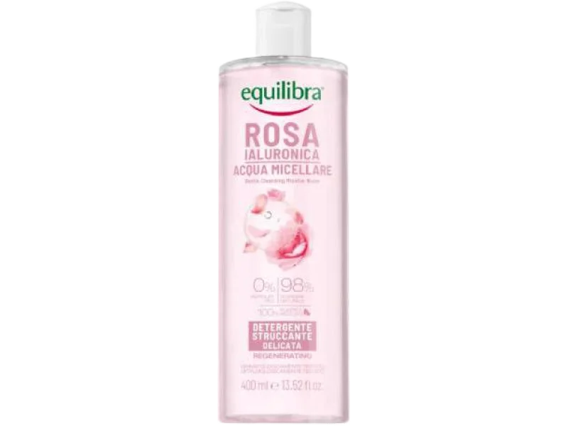 Equilibra Rosa oczyszczająca różana woda micelarna, płyn, 400 ml