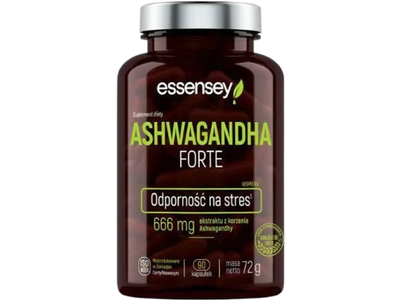 Essensey Ashwagandha Forte, kapsułki, 10 mg, 90 kaps.