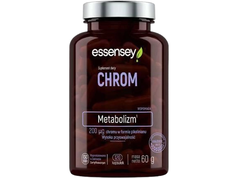 Essensey Chrom, kapsułki, 200 µg, 120 kaps.