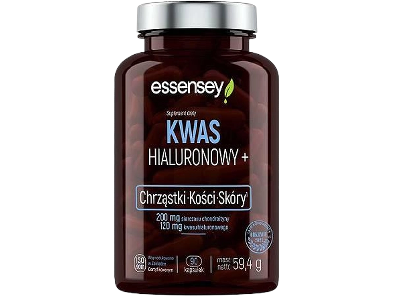 Essensey Kwas hialuronowy+ Complex, kapsułki, 90 kaps.