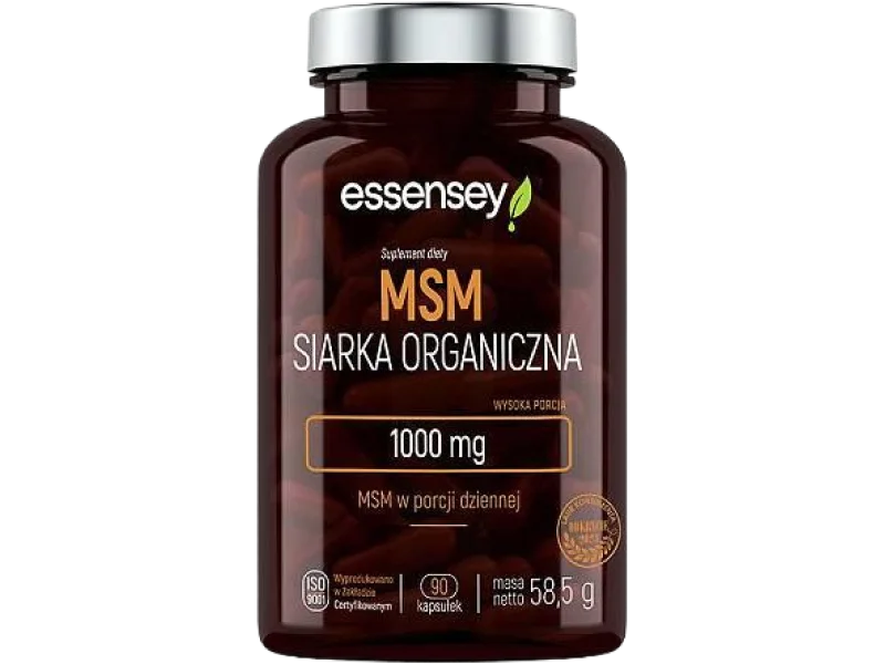 Essensey MSM Siarka Organiczna, kapsułki, 90 kaps.