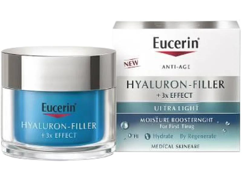 Eucerin Hyaluron-Filler Booster nawilżający na noc, żel, 50 ml