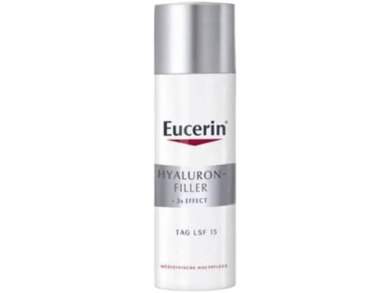 EUCERIN Hyaluron-Filler Przeciwzmarszczkowy krem na dzień do skóry mieszanej SPF15, 50 ml