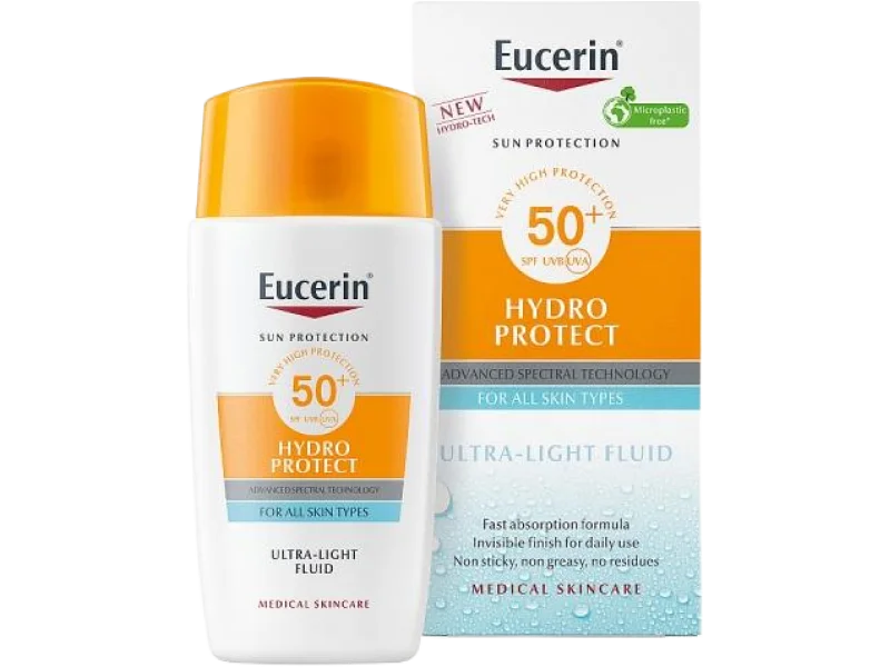 Eucerin Hydro Protect Ultralekki fluid ochronny SPF50+, 50 ml