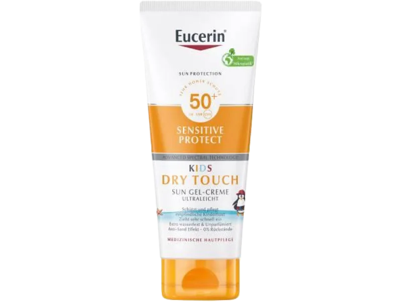 Eucerin Sun Kids Sensitive Protect Żel-krem ochronny dla dzieci SPF50+, kremożel, 200 ml